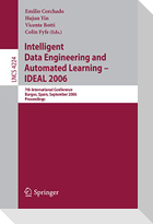 Intelligent Data Engineering and Automated Learning - IDEAL 2006