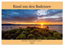 Rund um den Bodensee (Wandkalender 2024 DIN A2 quer), CALVENDO Monatskalender