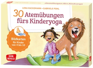 Hackemann, Lena. 30 Atemübungen fürs Kinderyoga - Bildkarten für Kinder von 4 bis 10. Entspannung & Konzentration bei Kindern spielerisch fördern: Yoga-Atemübungen für Kita & Schule. Auch für Kinderturnen geeignet.. Don Bosco Medien GmbH, 2023.