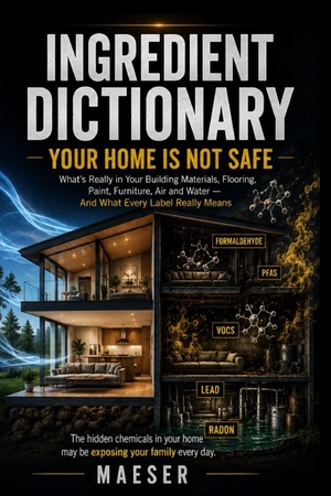 Maeser. Ingredient Dictionary - Your Home Is Not Safe: What's Really in Your Building Materials, Flooring, Paint, Furniture, Air, and Water - and What Every Label Really Means. Independently published, 2026.