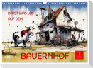 Da ist was los auf dem Bauernhof (Wandkalender 2024 DIN A3 quer), CALVENDO Monatskalender
