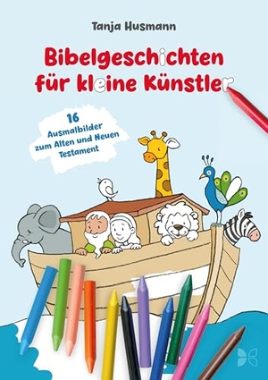 Bibelgeschichten für kleine Künstler - 16 Ausmalbilder zum Alten und Neuen Testament. Born Verlag, 2026.