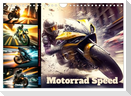 Motorrad Speed (Wandkalender 2025 DIN A4 quer), CALVENDO Monatskalender