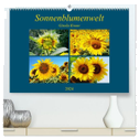 Sonnenblumenwelt (hochwertiger Premium Wandkalender 2024 DIN A2 quer), Kunstdruck in Hochglanz