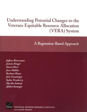 Wasserman, Jeffrey. Understanding Potential Changes to the Veterans Equitable Resource Allocation System - A Regression--Based Approached. RAND Corporation, 2004.