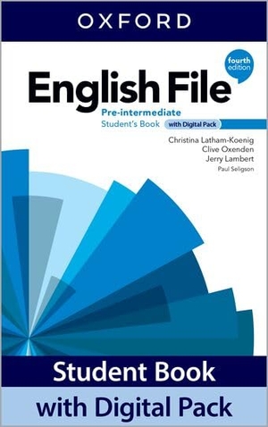 Koenig-Latham, Christina / Oxenden, Clive et al. English File: Pre-Intermediate: Student Book with Digital Pack - Print Student Book and 2 years' access to Student e-book, Workbook e-book, Online Practice and Student Resources.. Oxford University ELT, 2022.
