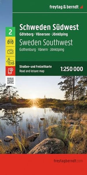 Freytag & Berndt (Hrsg.). freytag & berndt Straßenkarte Schweden Südwest 1:250.000 - Straßen- und Freizeitkarte Göteborg - Vänersee - Karlstad, Camping- und Stellplätze, Blatt 2. Freytag + Berndt, 2026.