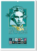 Ludwig van Beethoven - 2024 (Wandkalender 2024 DIN A2 hoch), CALVENDO Monatskalender