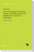 Die entscheidende Abhandlung und die Urteilsfällung über das Verhältnis von Gesetz und Philosophie