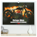 Vintage Bikes. Traumhafte Motorrad-Oldies (hochwertiger Premium Wandkalender 2025 DIN A2 quer), Kunstdruck in Hochglanz