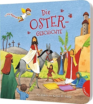Beutler, Dörte. Dein kleiner Begleiter: Die Ostergeschichte - Passionsgeschichte als Papp-Bilderbuch. Gabriel Verlag, 2017.
