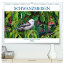 Schwanzmeisen (hochwertiger Premium Wandkalender 2024 DIN A2 quer), Kunstdruck in Hochglanz