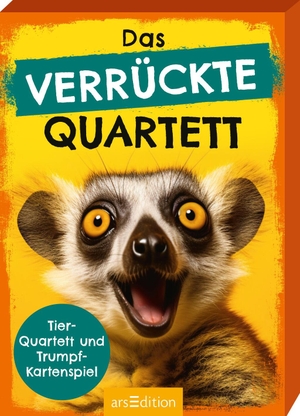 Buck, Julia. Das verrückte Quartett - Tier-Quartett und Trumpf-Kartenspiel. Ars Edition GmbH, 2025.