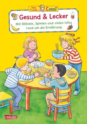 Sörensen, Hanna. Conni Gelbe Reihe (Beschäftigungsbuch): Gesund & lecker - Mit Rätseln, Spielen und vielen Infos rund um die Ernährung | Tipps und Fakten über Lebensmittel für Kinder ab 4. Carlsen Verlag GmbH, 2024.