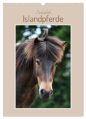 Farbenfrohe Islandpferde (Wandkalender 2024 DIN A3 hoch), CALVENDO Monatskalender