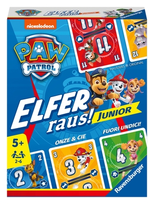Hausser. Paw Patrol Elfer raus! Junior - Kartenspiel ab 5 Jahre. Ravensburger Spieleverlag, 2024.