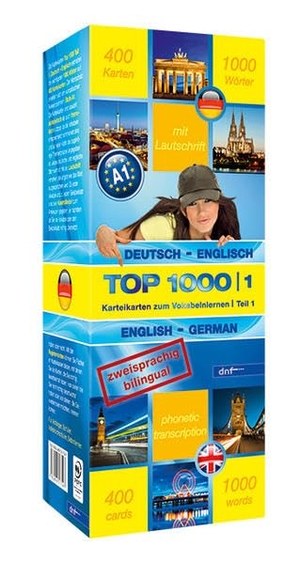 Top 1000 Teil 1. Deutsch-Englisch / Englisch-Deutsch - 400 Karteikarten. Dnf - Verlag Das Neue Fac, 2012.