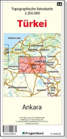 Ankara - Topographische Reisekarte 1:250.000 Türkei (Blatt 14)