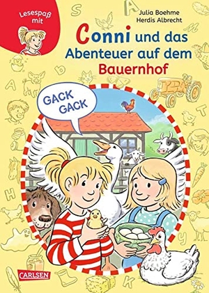 Boehme, Julia. Lesen lernen mit Conni: Conni und das Abenteuer auf dem Bauernhof - Warmherzige Abenteuergeschichte für Leseanfänger*innen ab 6 Jahren. Carlsen Verlag GmbH, 2022.