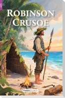Robinson Crusoe - Foxton Reader Level-2 (600 Headwords A2/B1) with free online AUDIO