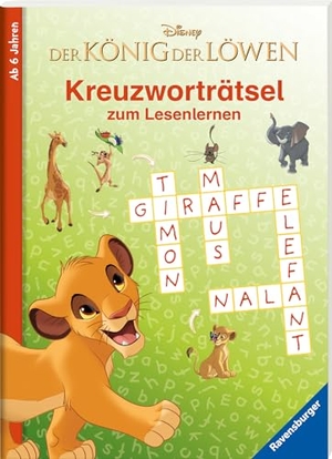 Disney Der König der Löwen: Kreuzworträtsel zum Lesenlernen. Ravensburger Verlag, 2020.
