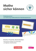 Mathe sicher können 5.-7. Schuljahr - Aktualisierte Ausgabe - Brüche, Prozente und Dezimalzahlen - Arbeitsheft mit Medien