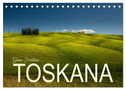 Grüne Farbtöne Toskana (Tischkalender 2025 DIN A5 quer), CALVENDO Monatskalender