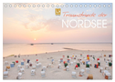Traumstrände der Nordsee (Tischkalender 2024 DIN A5 quer), CALVENDO Monatskalender