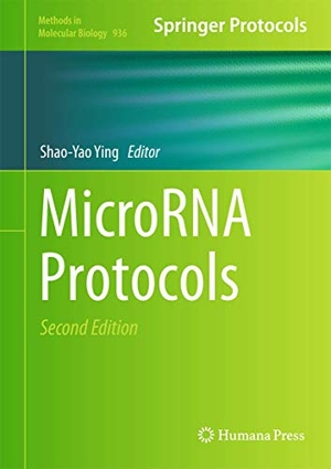 Ying, Shao-Yao (Hrsg.). MicroRNA Protocols. Humana Press, 2012.