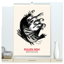 EULEN 2024 GRENZENLOSE LIEBE (hochwertiger Premium Wandkalender 2024 DIN A2 hoch), Kunstdruck in Hochglanz