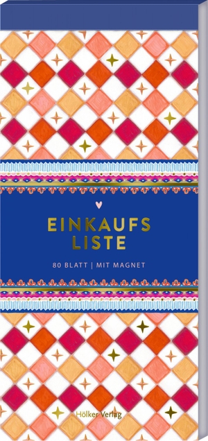 Einkaufsliste - Träume aus 1001 Nacht - 80 Blatt | Mit Magnet. Hoelker Verlag, 2026.