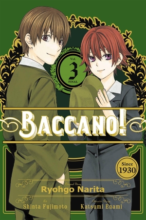 Enami, Katsumi / Gancio, Rochelle et al. Baccano!, Vol. 3 (manga). Little, Brown & Company, 2018.