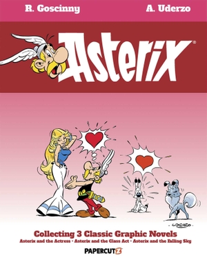 Goscinny, René / Albert Uderzo. Asterix Omnibus Vol. 11 - Collecting Asterix and the Actress, Asterix and the Class Act, and Asterix and the Falling Sky. Papercutz, 2024.
