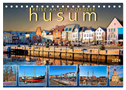 Reise an die Nordsee - Husum (Tischkalender 2024 DIN A5 quer), CALVENDO Monatskalender