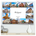 Wolgast Impressionen (hochwertiger Premium Wandkalender 2025 DIN A2 quer), Kunstdruck in Hochglanz