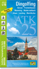 ATK25-L15 Dingolfing (Amtliche Topographische Karte 1:25000)