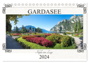 Gardasee - Idylle am Lago 2024 (Tischkalender 2024 DIN A5 quer), CALVENDO Monatskalender