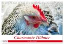 Charmante Hühner (Tischkalender 2025 DIN A5 quer), CALVENDO Monatskalender