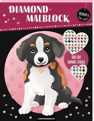 Diamond Malblock (Hund) - Mit über 300 Glitzersteinchen. Coppenrath, 2025.