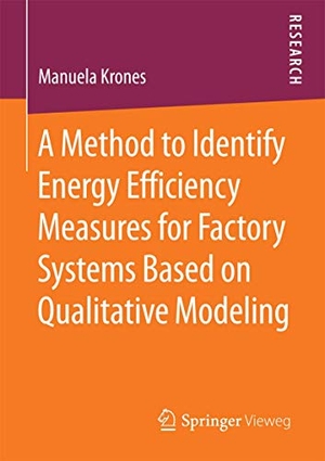 Krones, Manuela. A Method to Identify Energy Efficiency Measures for Factory Systems Based on Qualitative Modeling. Springer Fachmedien Wiesbaden, 2017.