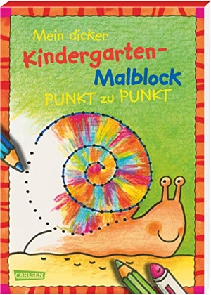 Mein dicker Kindergarten-Malblock. Von Punkt zu Punkt. Carlsen Verlag GmbH, 2015.