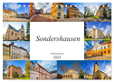 Sondershausen Impressionen (Tischkalender 2024 DIN A5 quer), CALVENDO Monatskalender