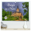 Burgen im Harz (hochwertiger Premium Wandkalender 2025 DIN A2 quer), Kunstdruck in Hochglanz
