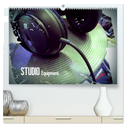 STUDIO Equipment (hochwertiger Premium Wandkalender 2024 DIN A2 quer), Kunstdruck in Hochglanz