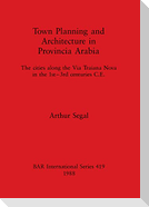 Town Planning and Architecture in Provincia Arabia