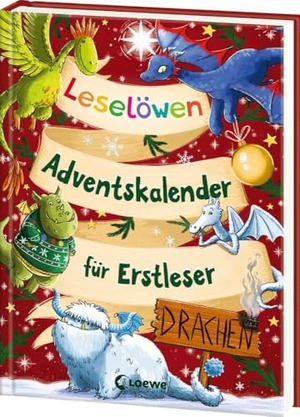 Walder, Vanessa / Heger, Ann-Katrin et al. Leselöwen-Adventskalender für Erstleser - Drachen - Drachenstarke Geschichten zur Weihnachtszeit in 24 Kapiteln. Loewe Verlag GmbH, 2024.