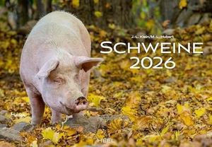 Klein, J. -L. / M. -L. Hubert. Schweine Kalender 2026 - Der Tierkalender mit den charmanten Namen. Heel Verlag GmbH, 2025.