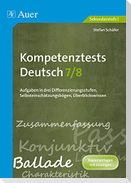 Kompetenztests Deutsch, Klasse 7/8