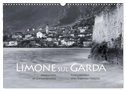 Limone sul Garda schwarzweiß (Wandkalender 2025 DIN A3 quer), CALVENDO Monatskalender