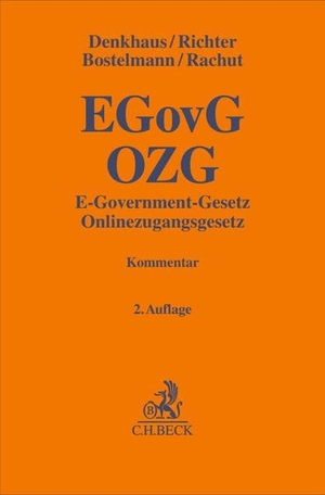 Denkhaus, Wolfgang / Eike Richter et al (Hrsg.). E-Government-Gesetz / Onlinezugangsgesetz. EGovG / OZG - Mit E-Government-Gesetzen der Länder und den Bezügen zum Verwaltungsverfahrensrecht. Kommentar. C.H. Beck, 2026.